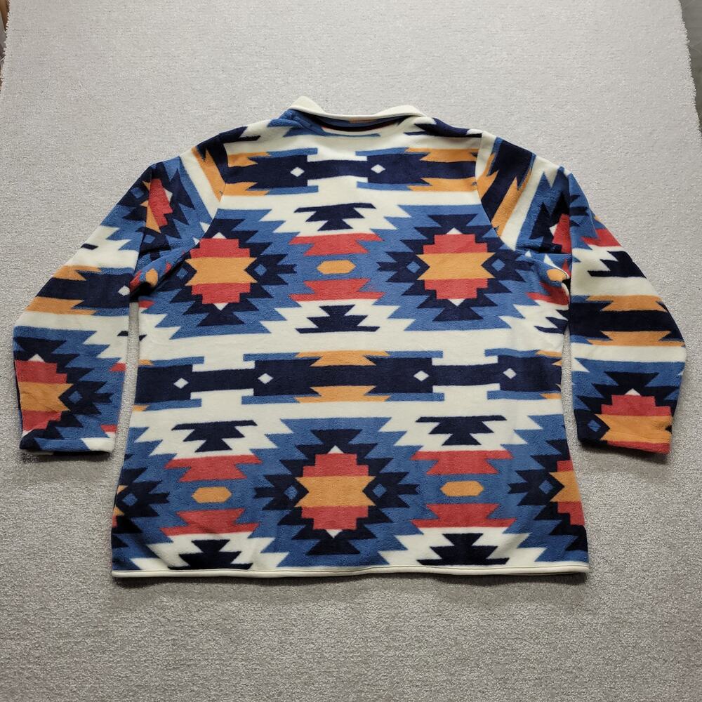 d&co Canyon Retreat Womens 2X Aztec Southwestern Fleece Snap Front Jacket - Picture 3 of 6